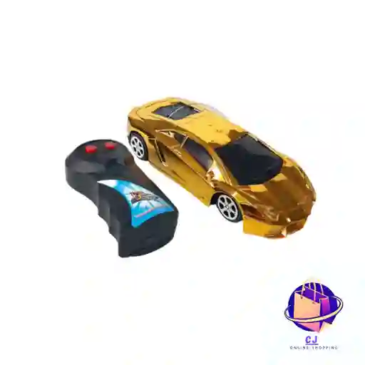 Juguete Carro Control Remoto Pequeño Dorado
