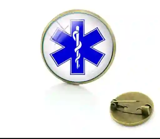 Pin Estrella De La Vida Boton