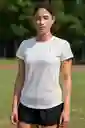 Camiseta De Malla Con Manga