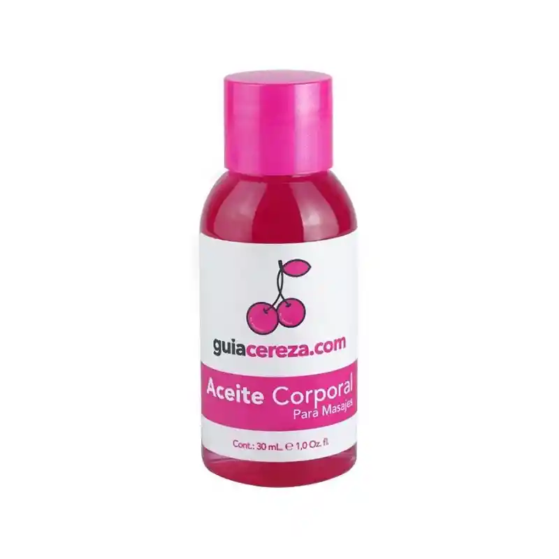 Aceite Corporal Para Masajes Guia Cereza.