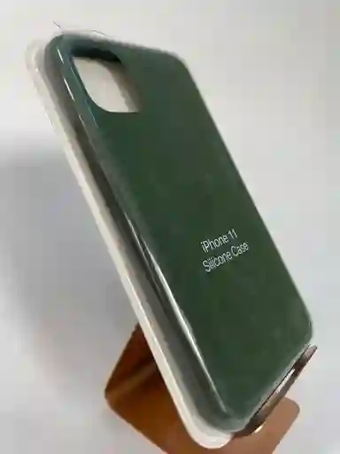 Silicon Case Iphone 11 Verde Oscuro