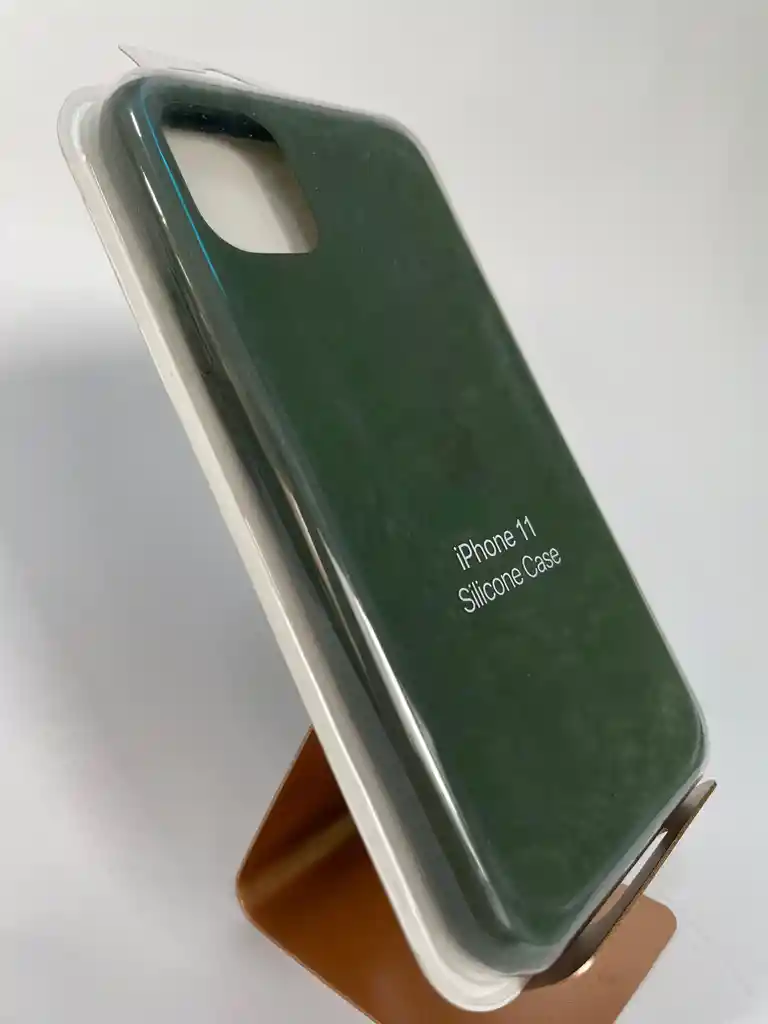 Silicon Case Iphone 11 Verde Oscuro