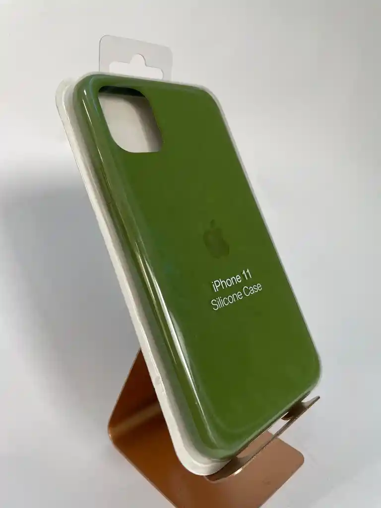 Silicon Case Iphone 11 Verde Oliva