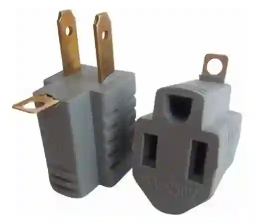 Adaptador 3 A 2 15a - 250v