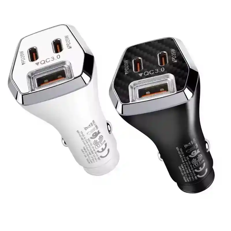Cargador Plugin Para Carro Carga Rápida 2 Usb 38w Yy-c18