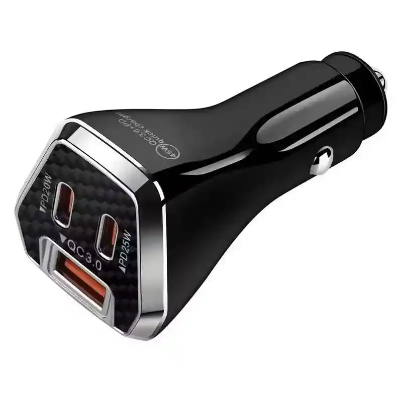 Cargador Plugin Para Carro Carga Rápida 2 Usb 38w Yy-c18