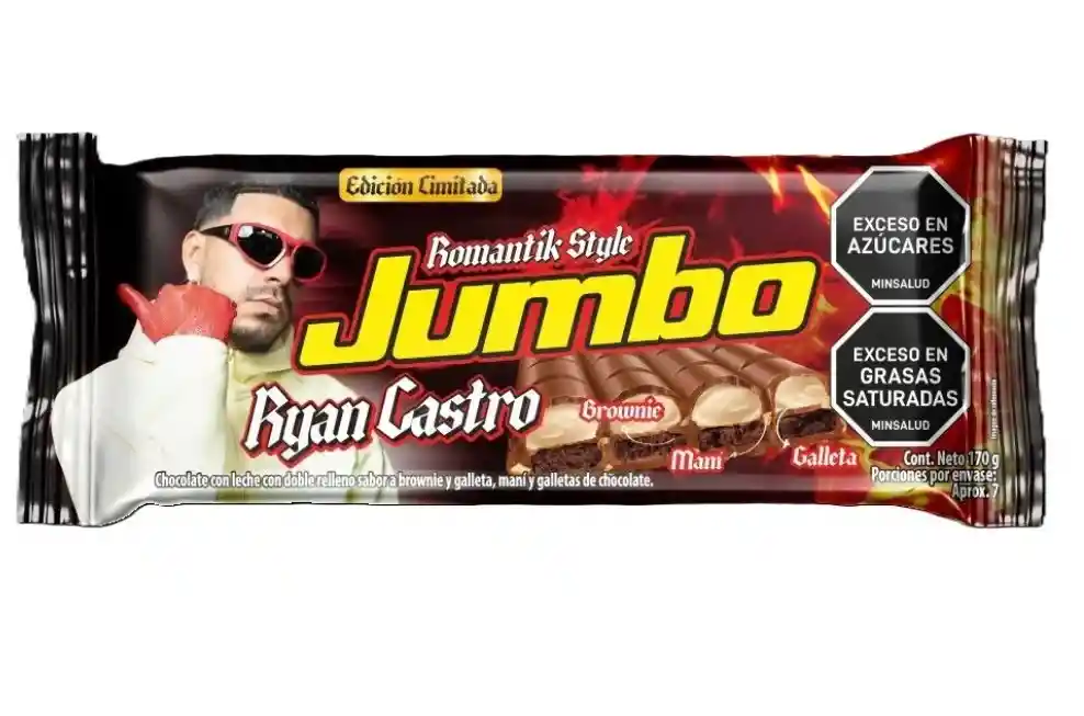 Chocolatina Jumbo Edicion Ryan Castro