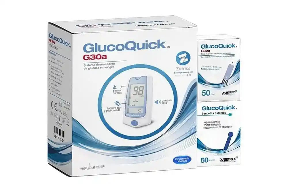 Combo Tiras + Glucometro Glucoquick La: Procaps