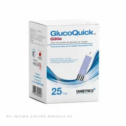 Tiras Glucoquick G30a X 50unds