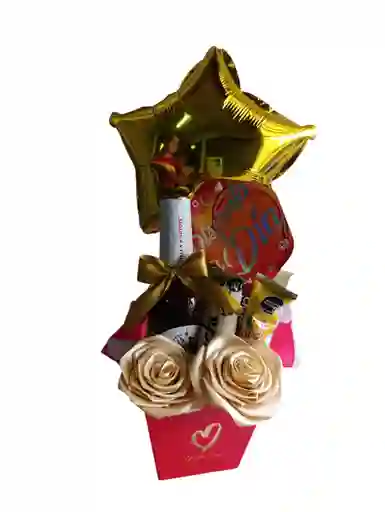 Ancheta Cerveza Y Flores Eternas Amor Y Amistad