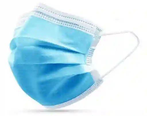 Tapabocas Azul Unidad Empaque Individual