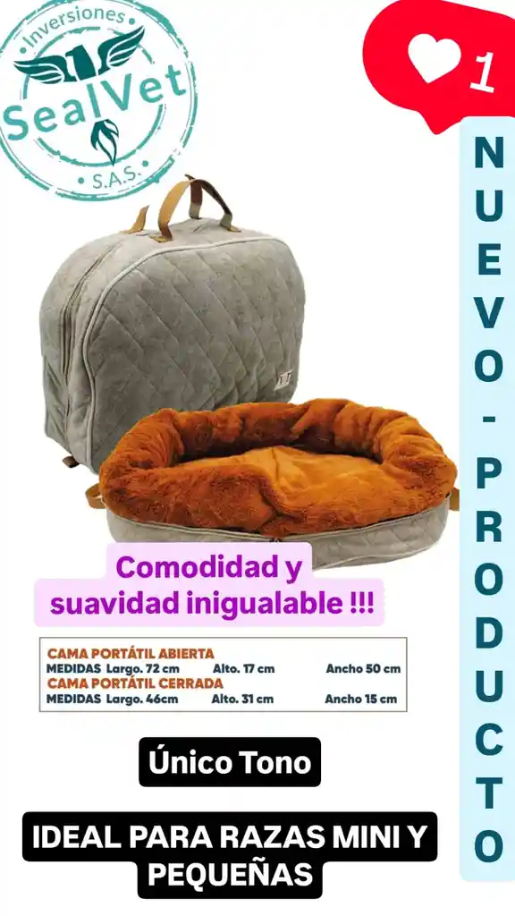 Cama Portatil Tipo Bolso