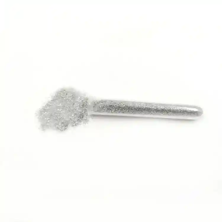 Escarcha De Tubo Color Plateada