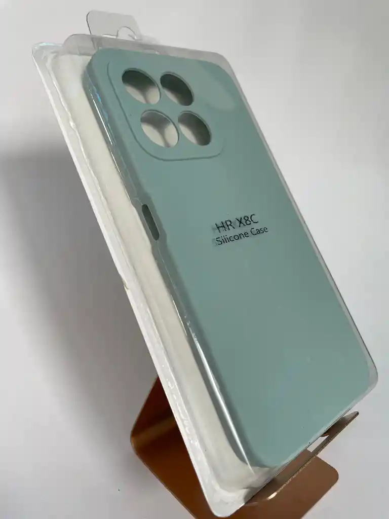 Silicon Case Honor X8c Verde Menta