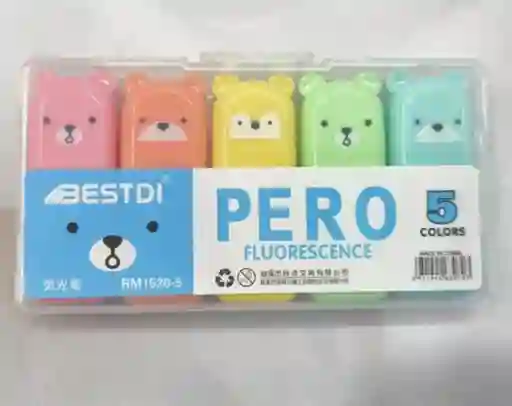 Resaltadores Color Pastel X5