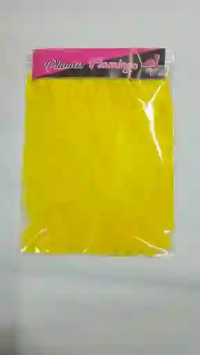 Plumas Surtidas ( Color Amarillo )