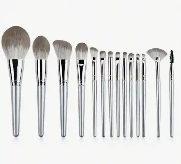 Brochas De Maquillaje Set De 14 Piezas