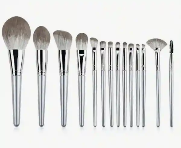 Brochas De Maquillaje Set De 14 Piezas