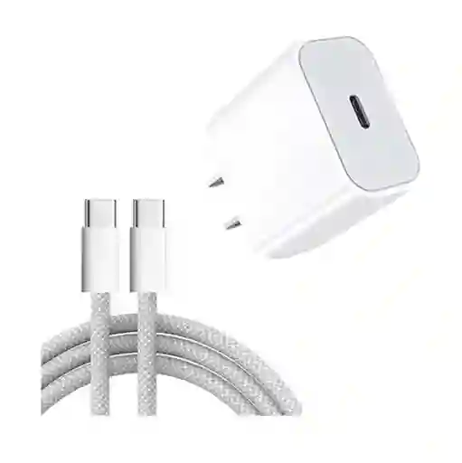 Cargador Carga Rápida 35w Tipo C Para Iphone 15/16/17