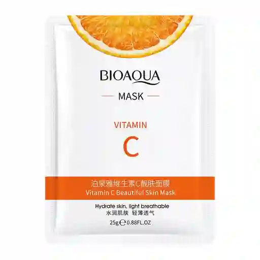 Mascarilla Facial Vitamina C Bioaqua Ref Bqy02099