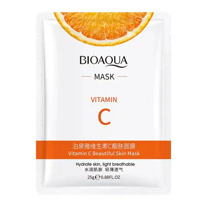 Mascarilla Facial Vitamina C Bioaqua Ref Bqy02099