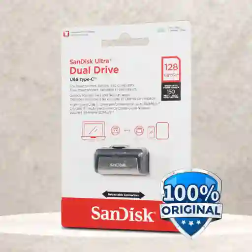 Memoria Usb Sandisk Ultra Dual Drive Type-c 128gb 3.1