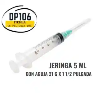 Jeringa 5 Ml Con Aguja 21g X 1 1/2 Pulgadas: