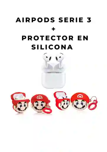 Combo Premium Airpods (3ª Generación) + Protector De Silicona