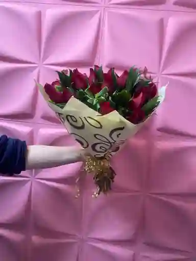 Bouquets De Docena De Rosa