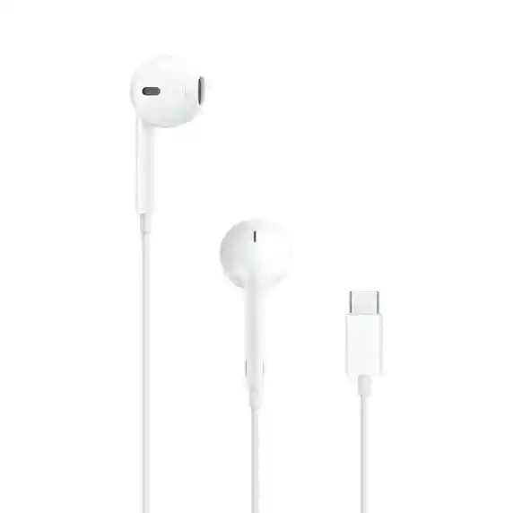 Audífonos Con Cable Entrada Tipo C Earpods Blancos