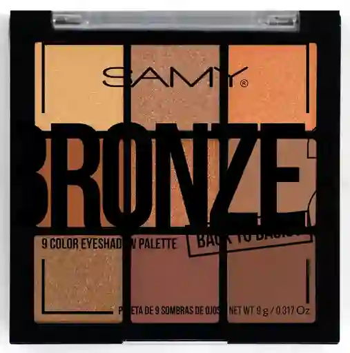 Samy Paleta Sombra De Ojos X9 Bronze 2