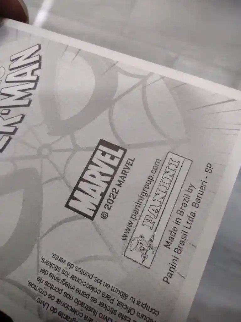 5 Láminas Stickers De Spiderman Variadas Panini Borde Azul