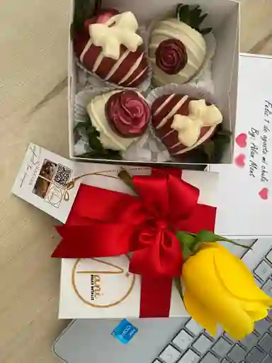 Fresas Con Chocolate Para Niña