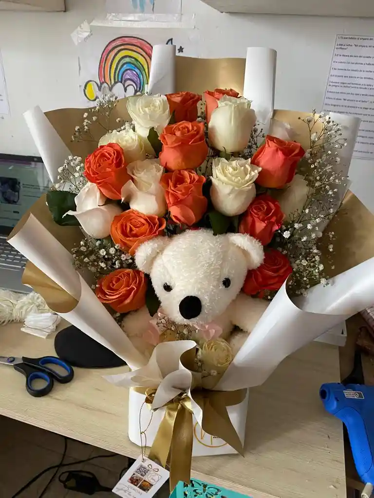 Ramo Con Oso De Peluche