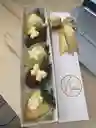 Caja De 5 Fresas Con Chocolate