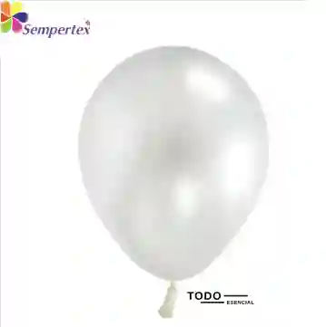 Globos Sempertex Bombas 50 Unidades Satin Blanco