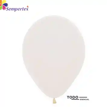 Globos Sempertex Bombas 50 Unidades Fashion Blanco