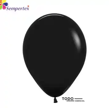 Globos Sempertex Bombas 50 Unidades Fashion Negro