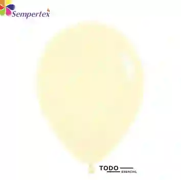 Globos Sempertex Bombas 50 Unidades Pastel Mate Amarillo