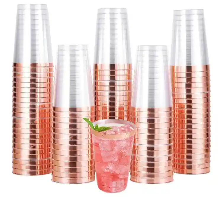 Vasos Oro Rosa 12 Onzas