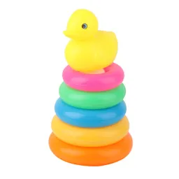 Juego Torre Aros Encastre Pato Mini Motricidad De Bebe