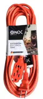 Extension Corriente 3 Mts Naranja