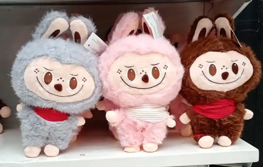 Peluche Labubu Rosa 27cm