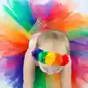 Tutu De Niña Multicolor Disfraz Y Halloween
