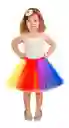Tutu De Niña Multicolor Disfraz Y Halloween