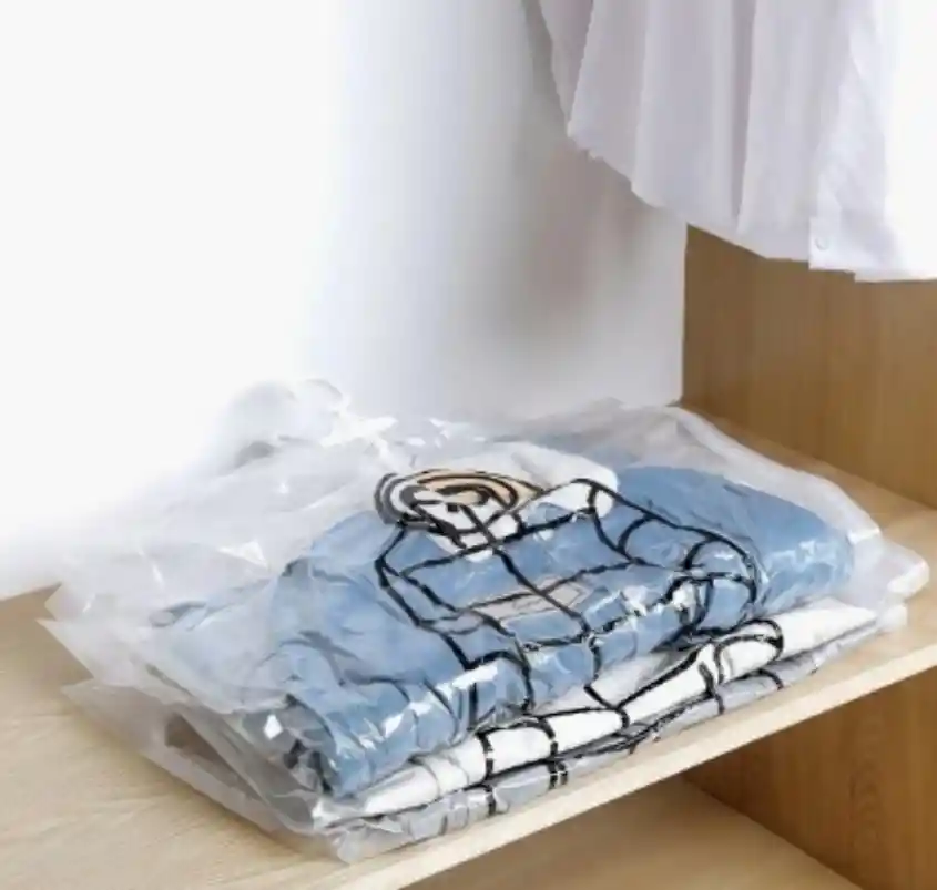 10 Bolsas De Empaque Al Vacío 145x70 Para Colgar + 2 Bombas