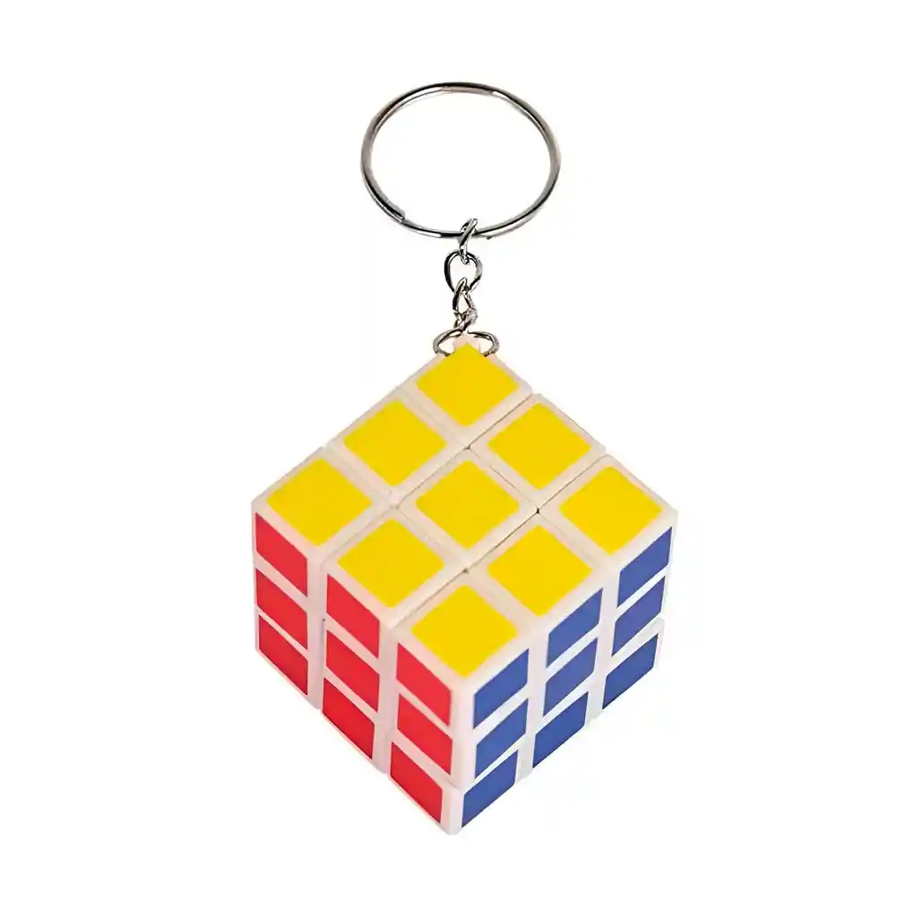 Cubo Llavero Multicolor Para Regalos X 12 Unidades