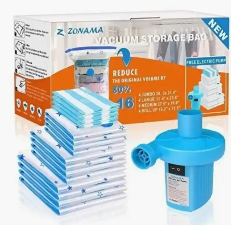 5 Bolsa Vacio 80x60 Bomba Elect - Kg A $16665