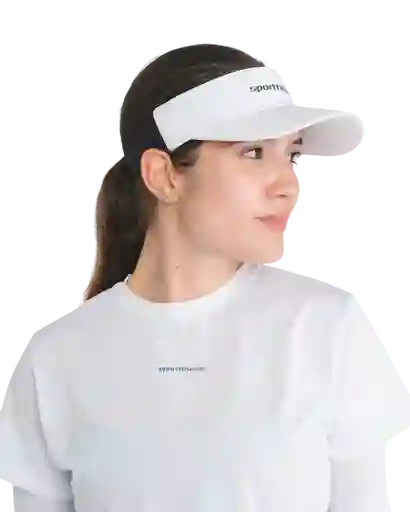 Visera Deportiva Care Blanca Sporfitness