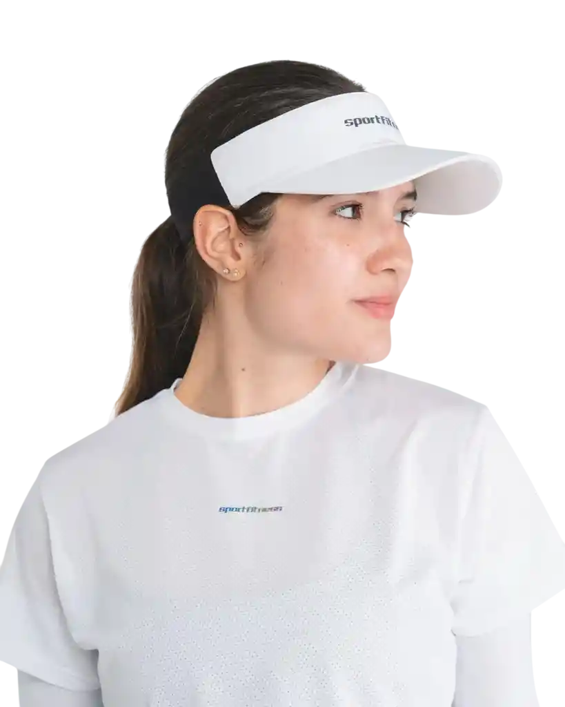 Visera Deportiva Care Blanca Sporfitness
